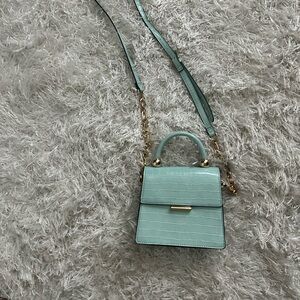 Teal Aldo crossbody purse